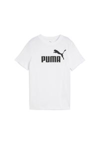 Puma - Młodzieżowa koszulka ESS z logo No. 1 PUMA. Kolor: biały. Materiał: bawełna. Sport: joga i pilates #1