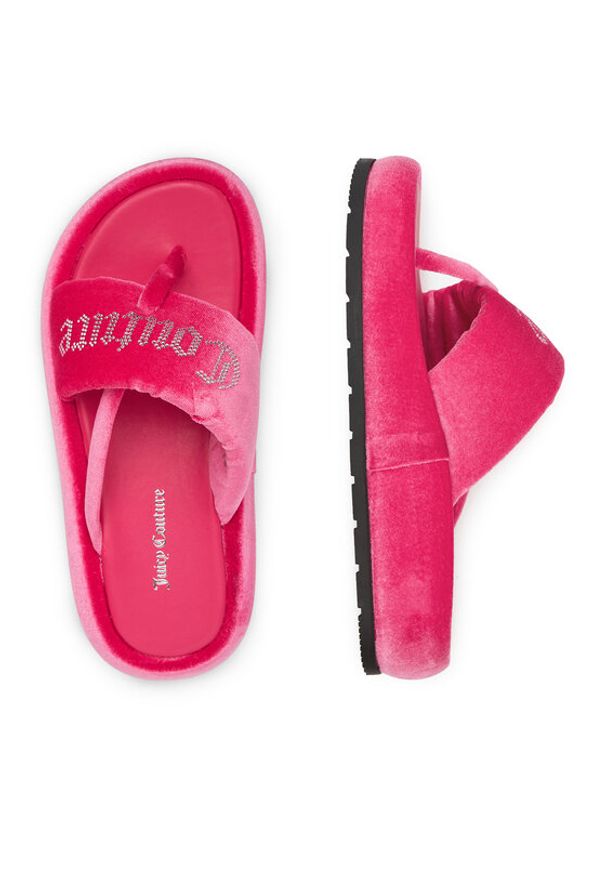 Juicy Couture Japonki WSS21533-01 Różowy. Kolor: różowy. Materiał: materiał