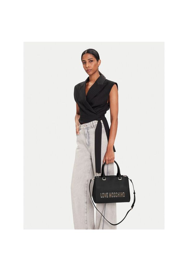 Love Moschino - Torebka LOVE MOSCHINO. Kolor: czarny