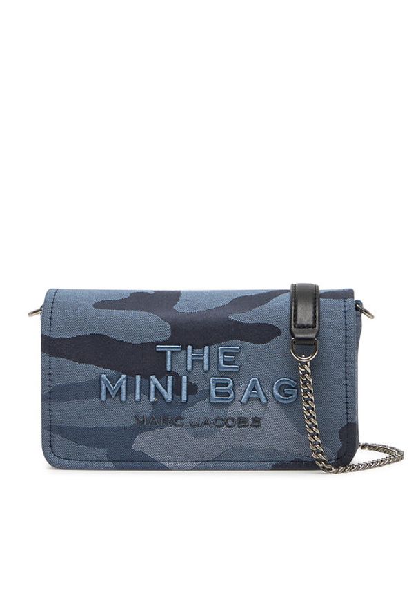 MARC JACOBS - Marc Jacobs Torebka The Camo Cacquard Chain Mini Bag 2R4SMN015S03 Niebieski. Kolor: niebieski