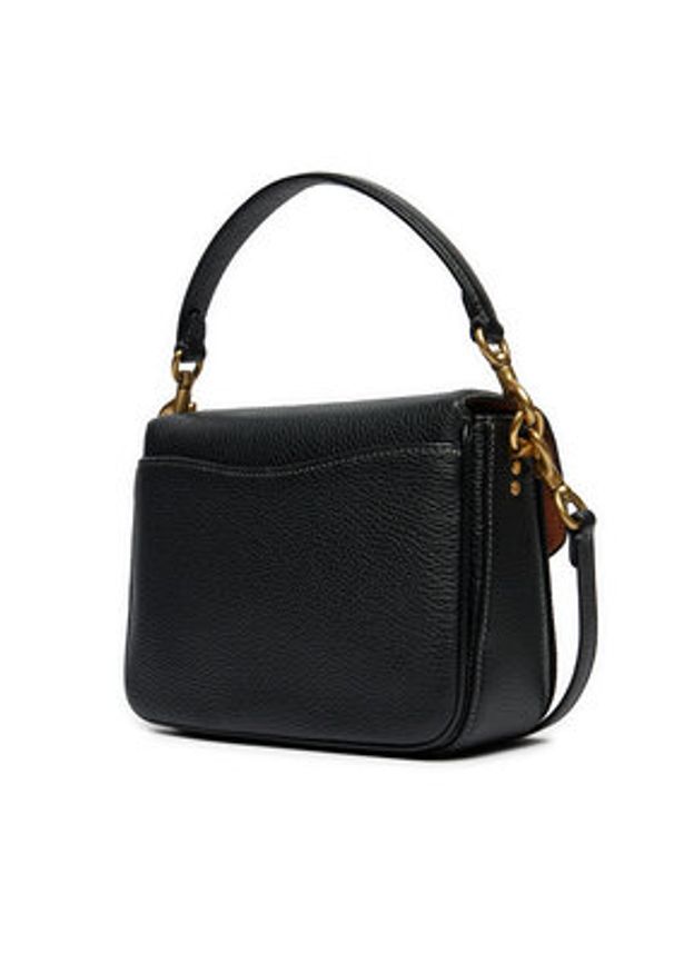 Coach Torebka Cassie CV437 Czarny. Kolor: czarny. Materiał: skórzane