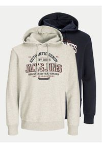 Jack & Jones - Jack&Jones Komplet 2 bluz Logo 12267834 Kolorowy Standard Fit. Materiał: bawełna, syntetyk. Wzór: kolorowy