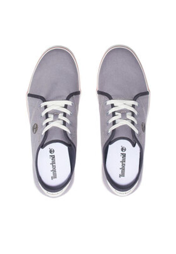 Timberland Tenisówki Skapepk Canv Vulcox Basic TB0A5U3H0501 Szary. Kolor: szary. Materiał: materiał