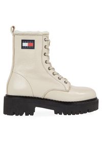 Tommy Jeans Botki Tjw Urban Boot Tumbled Ltr Wl EN0EN02317 Beżowy. Kolor: beżowy. Materiał: skóra #3