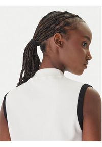 Guess Sweter 181078 Beżowy Classic Fit. Kolor: kremowy. Materiał: syntetyk #5