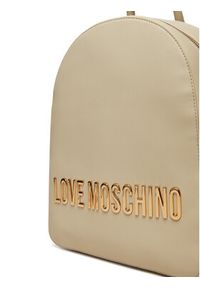 Love Moschino - LOVE MOSCHINO Plecak JC4193PP1MKD0110 Écru. Materiał: skóra