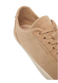 Calvin Klein Sneakersy Baller Sneaker Laceup HW0HW03263 Beżowy. Kolor: beżowy. Materiał: skóra, zamsz #5