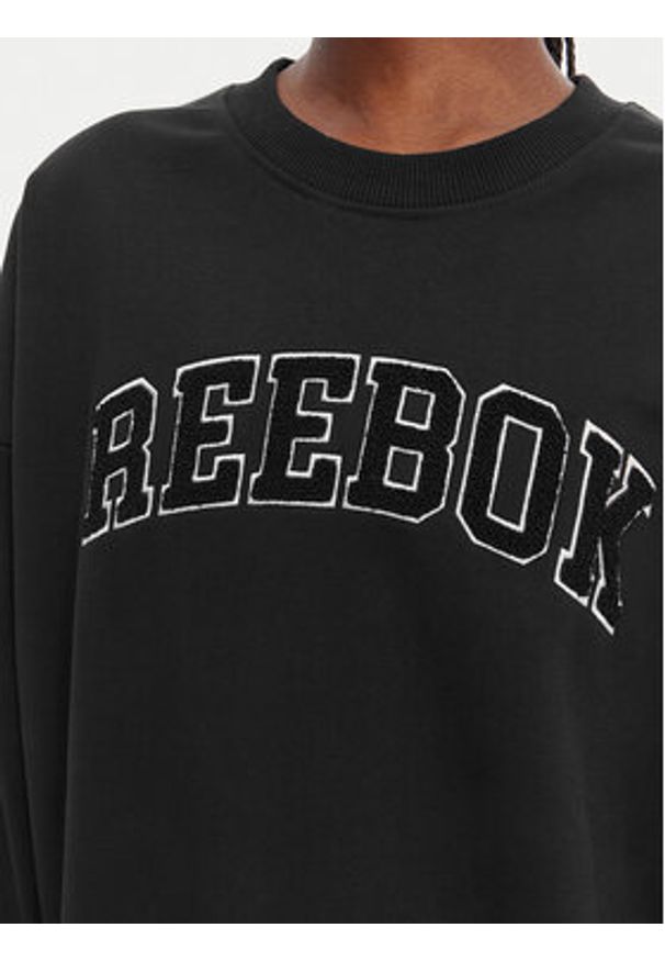 Reebok Bluza Reebok x Ewa Chodakowska Kalina RK25622CCW Czarny Relaxed Fit. Kolor: czarny. Materiał: syntetyk