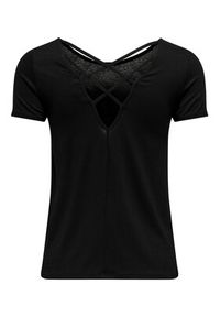 only - ONLY Bluzka Bera 15368588 Czarny Regular Fit. Kolor: czarny. Materiał: wiskoza #3