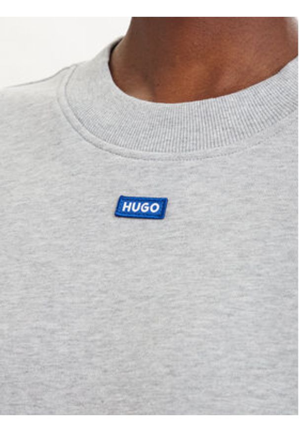 Hugo - HUGO Bluza Dekessa 50534344 Szary Regular Fit. Kolor: szary. Materiał: bawełna