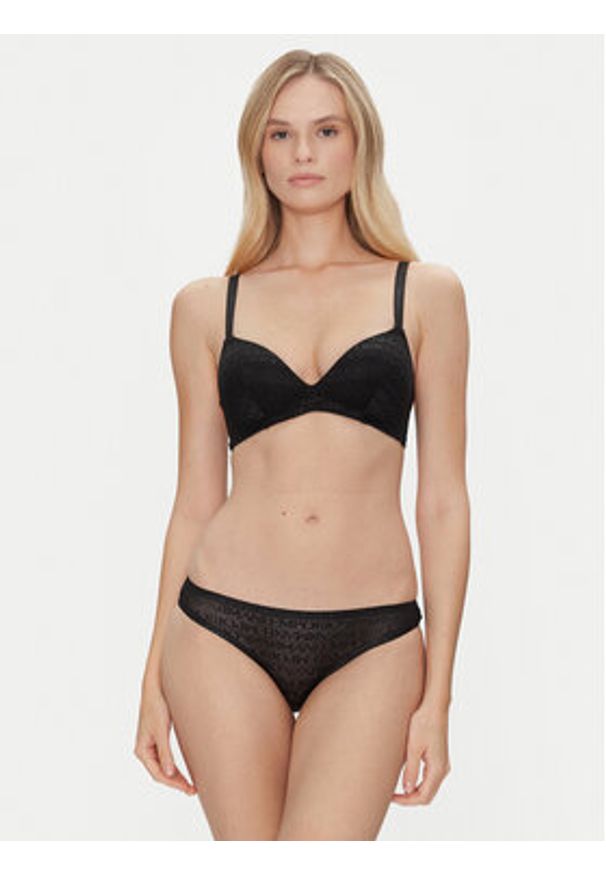 Emporio Armani Underwear Komplet 2 par fig brazylijskich EW000403 AF10880 MC005 Czarny. Kolor: czarny. Materiał: syntetyk
