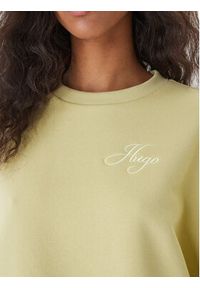 Hugo - HUGO Bluza Deroxina_9 50561234 Zielony Regular Fit. Kolor: zielony. Materiał: bawełna #5