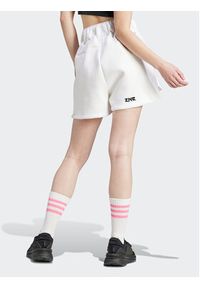 Adidas - adidas Szorty sportowe Z.N.E. IN5149 Biały Loose Fit. Kolor: biały. Materiał: bawełna, syntetyk #4
