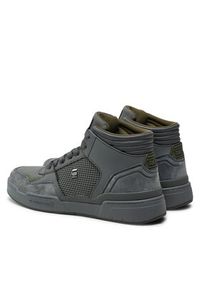 G-Star RAW - G-Star Raw Sneakersy Attacc Cup Mid M D25768 Szary. Kolor: szary. Materiał: skóra #4