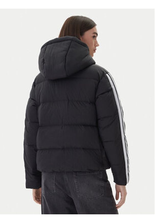 Adidas - adidas Kurtka puchowa Essentials Climawarm 3-Stripes JW3429 Czarny Loose Fit. Kolor: czarny. Materiał: syntetyk