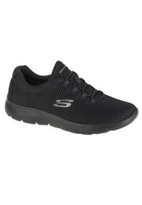 skechers - Buty do chodzenia damskie Skechers Summits. Kolor: czarny. Materiał: syntetyk, tkanina, materiał. Sport: turystyka piesza