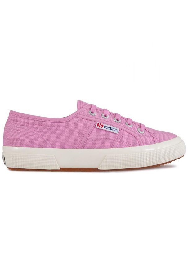 Trenerzy damscy Superga Shinny Gum. Kolor: różowy. Materiał: guma