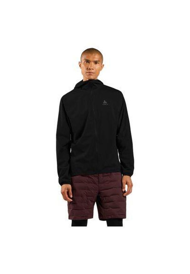 Odlo - Kurtka wodoodporna męska ODLO X-Alp Waterproof Jacket. Kolor: zielony, wielokolorowy, szary, brązowy