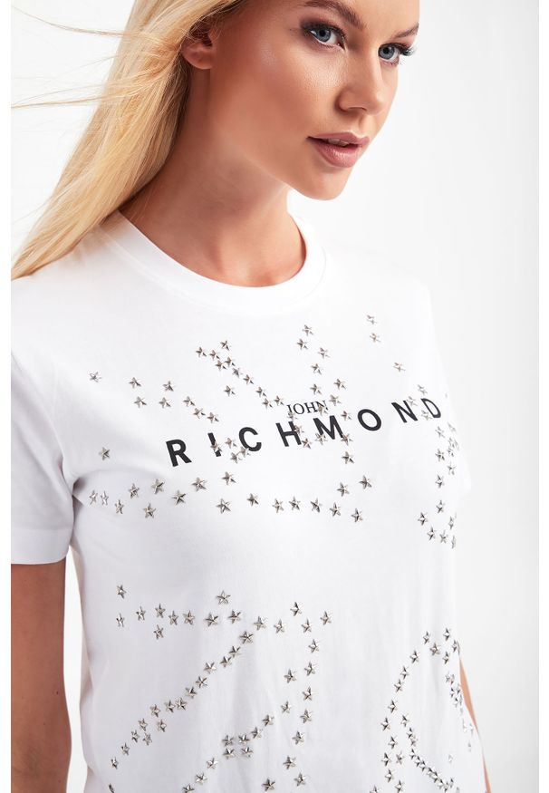 John Richmond - T-SHIRT QUERETARO JOHN RICHMOND. Długość rękawa: krótki rękaw. Długość: krótkie. Wzór: nadruk