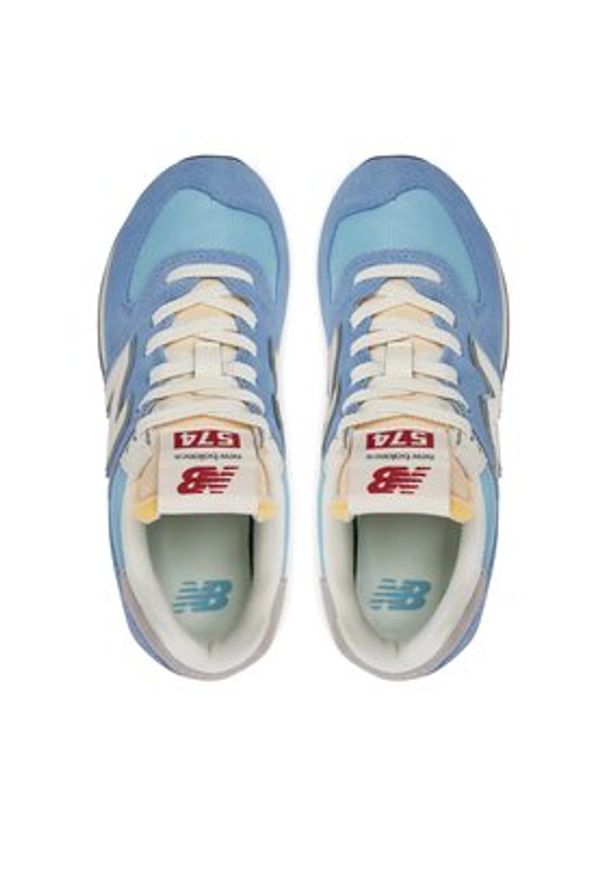 New Balance Sneakersy U574RCA Niebieski. Kolor: niebieski. Materiał: skóra. Model: New Balance 574