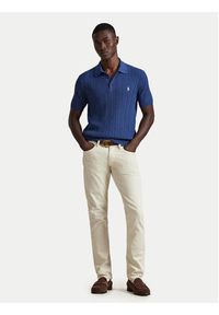 Polo Ralph Lauren Polo 710B13893001 Granatowy Regular Fit. Typ kołnierza: polo. Kolor: niebieski. Materiał: bawełna #4