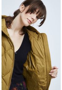 medicine - Medicine kurtka puchowa damska kolor zielony zimowa. Kolor: zielony. Materiał: puch. Sezon: zima #3