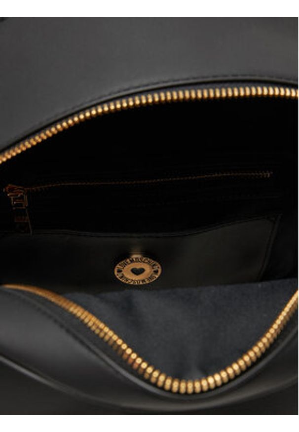 Love Moschino - LOVE MOSCHINO Plecak JC4193PP1NKD0000 Czarny. Kolor: czarny. Materiał: skóra