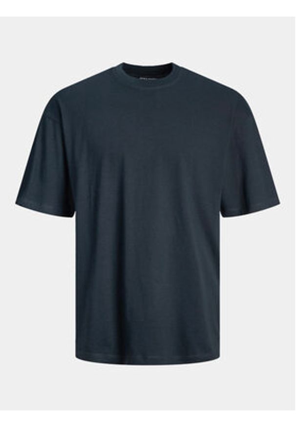 Jack & Jones - Jack&Jones T-Shirt Bradley 12249319 Granatowy Regular Fit. Kolor: niebieski. Materiał: bawełna