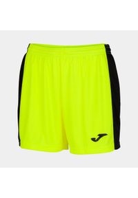 Szorty do biegania damskie Joma Maxi. Kolor: czarny, wielokolorowy, żółty. Materiał: poliester. Sport: bieganie #1