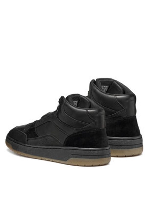 Geox Sneakersy U Sedral Court U56M5B 08522 C9999 Czarny. Kolor: czarny. Materiał: skóra