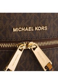 MICHAEL Michael Kors Plecak Rhea Zip 30S7GEZB1B Brązowy. Kolor: brązowy. Materiał: skóra