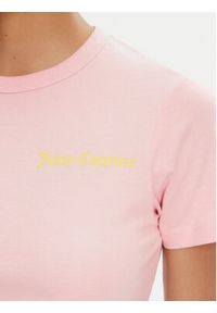 Juicy Couture T-Shirt La Beach JCWCT125319 Różowy Regular Fit. Kolor: różowy. Materiał: bawełna