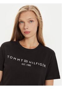 TOMMY HILFIGER - Tommy Hilfiger T-Shirt Logo WW0WW40276 Czarny Regular Fit. Kolor: czarny. Materiał: bawełna #3