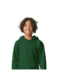 GILDAN - Bluza Dziecięca Softstyle Plain Fleece Midweight Hoodie. Kolor: zielony, czerwony, wielokolorowy