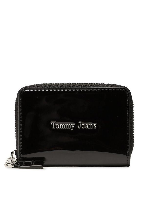 Mały Portfel Damski Tommy Jeans. Kolor: czarny