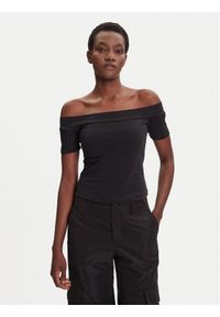 Adidas - adidas Bluzka adicolor Bandeau JV9742 Czarny Slim Fit. Kolor: czarny. Materiał: bawełna #1