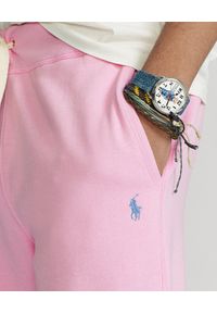 Ralph Lauren - RALPH LAUREN - Różowe krótkie spodenki. Kolor: różowy, wielokolorowy, fioletowy. Materiał: bawełna. Długość: krótkie. Wzór: haft #3