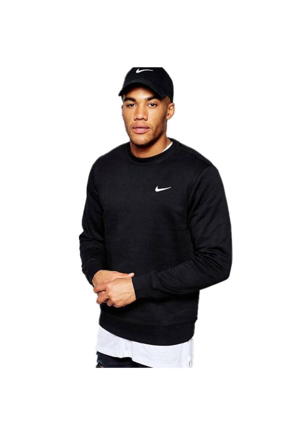 Bluza Sportowa Męska Nike Club Crew-Swoosh. Kolor: czarny