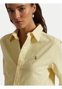 Polo Ralph Lauren Koszula 211970736505 Żółty Relaxed Fit. Typ kołnierza: polo. Kolor: żółty. Materiał: bawełna #5