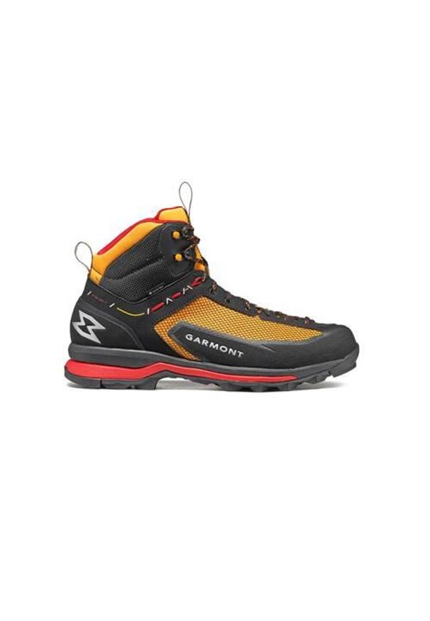 Buty trekkingowe męskie Garmont Vetta Synth. Wysokość cholewki: za kostkę. Kolor: żółty, czerwony, wielokolorowy. Materiał: materiał, syntetyk. Szerokość cholewki: normalna