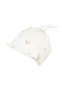 Jamiks czapka dziecięca Alvin kolor biały z cienkiej dzianiny. Kolor: biały. Materiał: dzianina #2