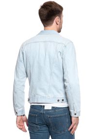 Wrangler - KURTKA JEANSOWA WRANGLER 124MJ BLUE RHAPSODY W4MJUG13I. Materiał: jeans #2