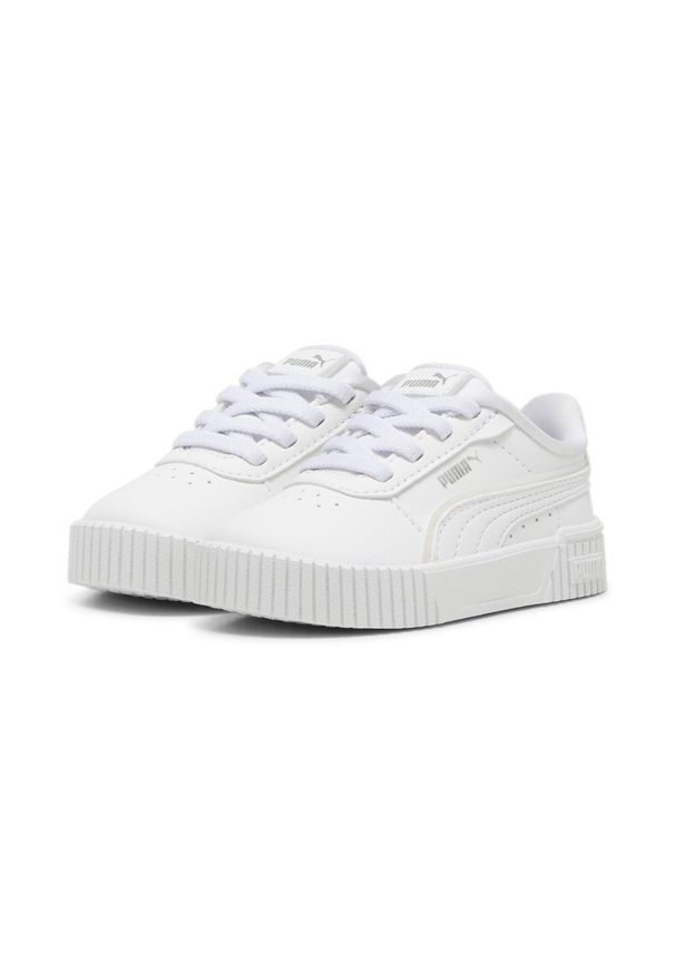 Puma - Sneakersy dla małych dzieci Carina 2.0 Holo 2.0 PUMA. Kolor: biały, wielokolorowy, różowy, szary