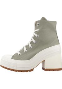 Tenisówki Converse Model Chuck Taylor All Star 70 De Luxe Heel Hi Kolor Zielony. Kolor: zielony. Materiał: tkanina