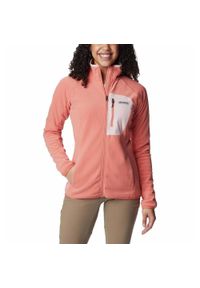 columbia - Bluza techniczna damska Columbia W Outdoor Tracks Full Zip. Kolor: różowy, pomarańczowy. Sport: outdoor #1