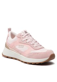 skechers - Sneakersy Skechers Shiny Jogger 155429/LTPK Lt.Pink. Kolor: różowy. Materiał: zamsz, skóra