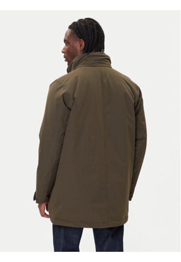 Jack Wolfskin Parka Canyon Shield A65119 Zielony Regular Fit. Kolor: zielony. Materiał: syntetyk
