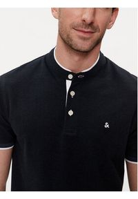 Jack & Jones Polo Paulos 12199711 Granatowy Slim Fit. Typ kołnierza: polo. Kolor: niebieski. Materiał: bawełna #5