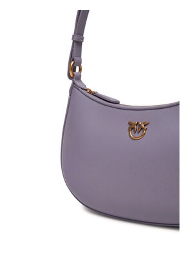 Pinko - PINKO Torebka Half Moon Mini Fl PE 25 PLTT 102790 A0F1 Fioletowy. Kolor: fioletowy. Materiał: skórzane