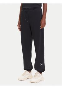 Adidas by Stella McCartney - adidas by Stella McCartney Spodnie dresowe IW6320 Czarny Regular Fit. Kolor: czarny. Materiał: bawełna